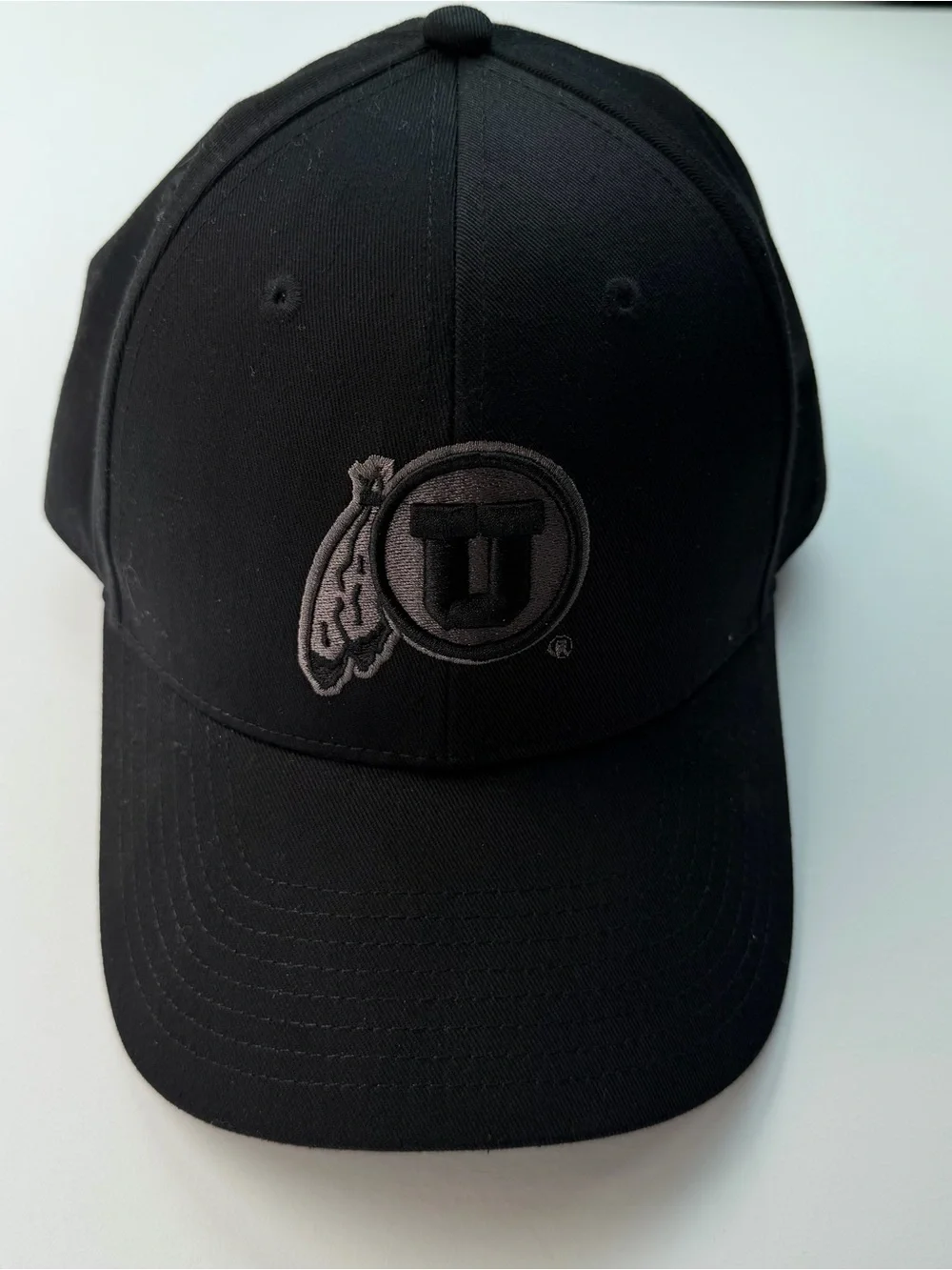 Champion University of Utah Utes Black Adjustable Baseball Cap Hat